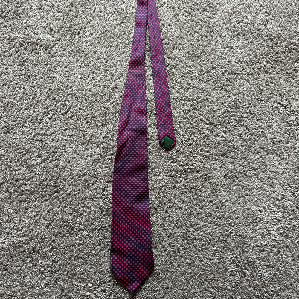 Elegant blue,red and Black Men's Tie
